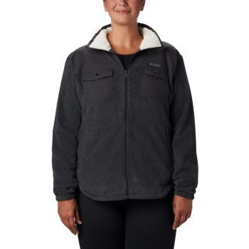 Columbia Jas Dames, Benton Springs Overlay Fleece DonkerGrijs, 24UYHNWPZ